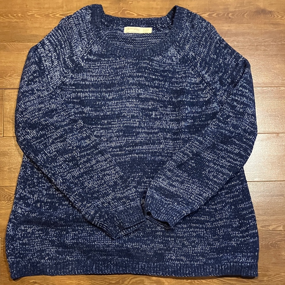 Faded Glory Men's Navy Crewneck Sweater